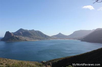 A view of Hout Bay as we continued after the cruise to seal island