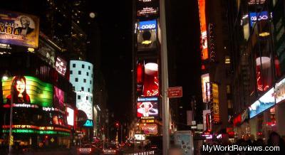 Times Square at night