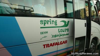 Trafalgar tour bus