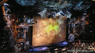 The Stage of Wicked  (before the show)