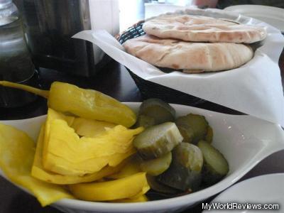 Free Pickle Plate and Pitas